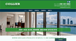 Desktop Screenshot of colliercustomglass.com